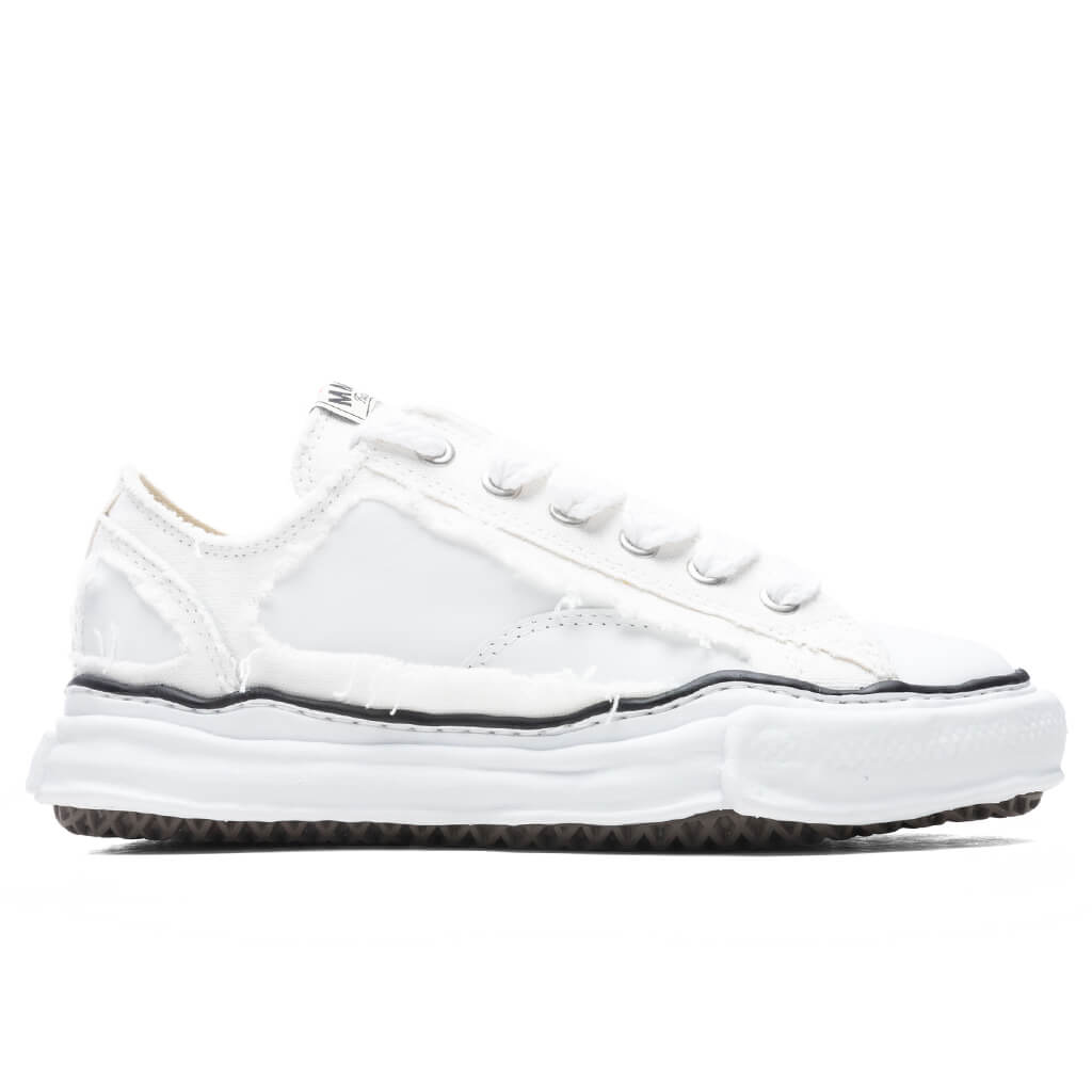 Peterson Low OG Sole Broken Canvas Sneaker - White