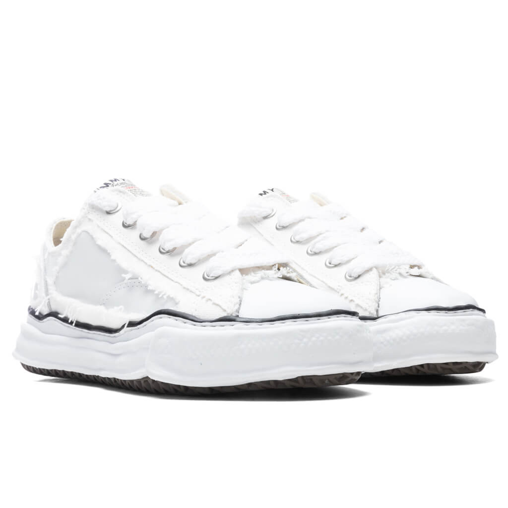 Peterson Low OG Sole Broken Canvas Sneaker - White, , large image number null