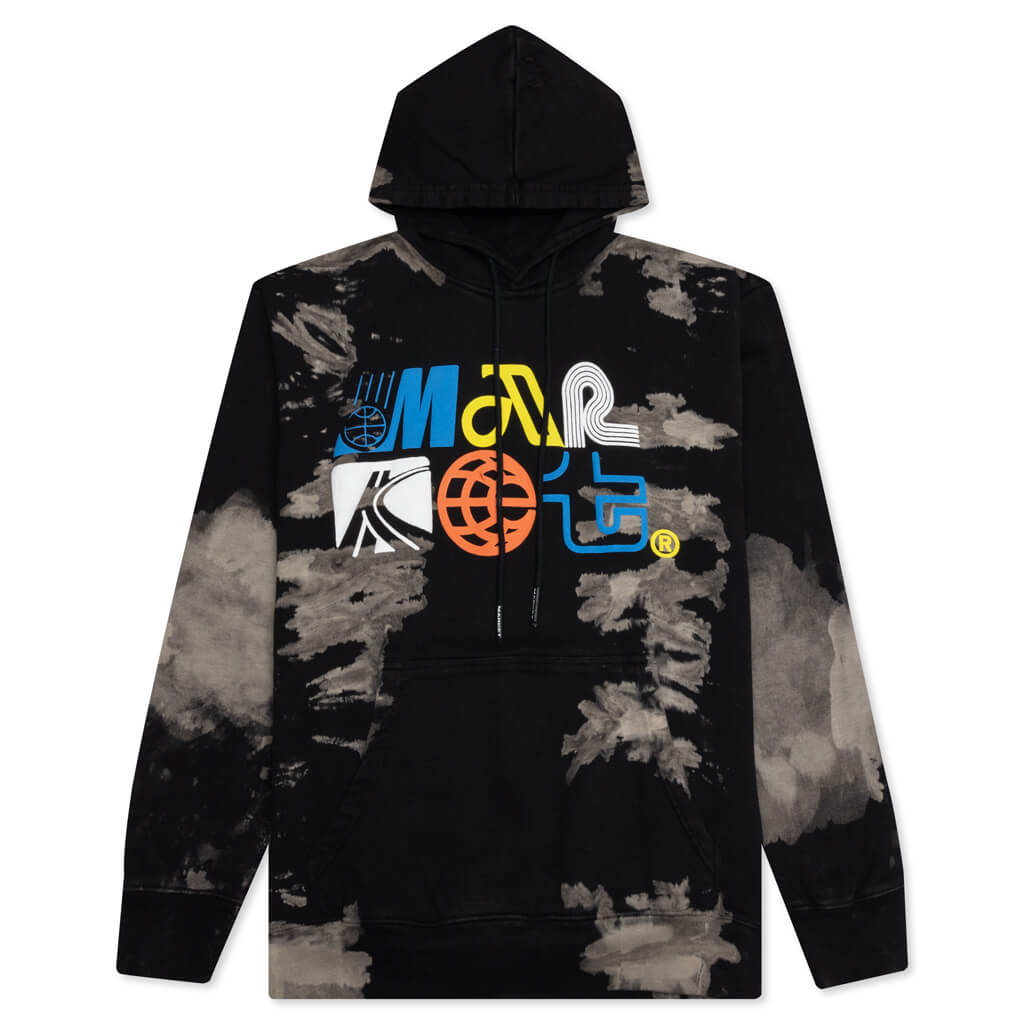 Air Transit Puff Tie-Dye Hoodie - Bleach