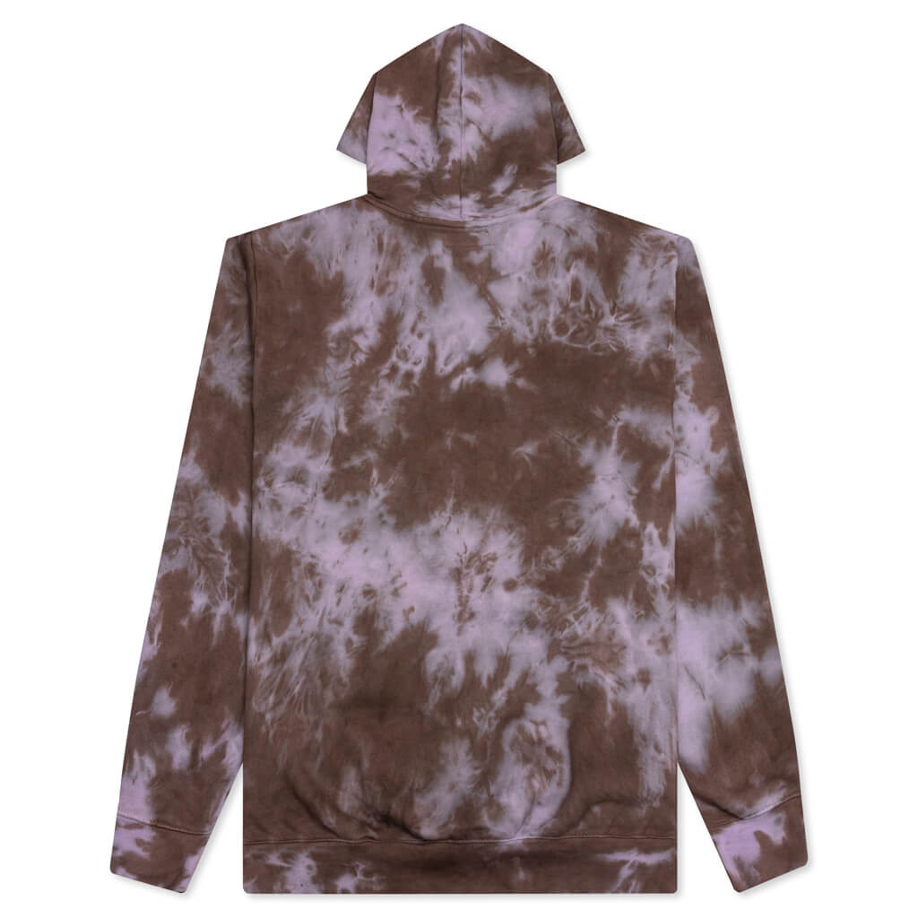 Arc Herbal Remedy Tie-Dye Hoodie - Purple/Grey/White