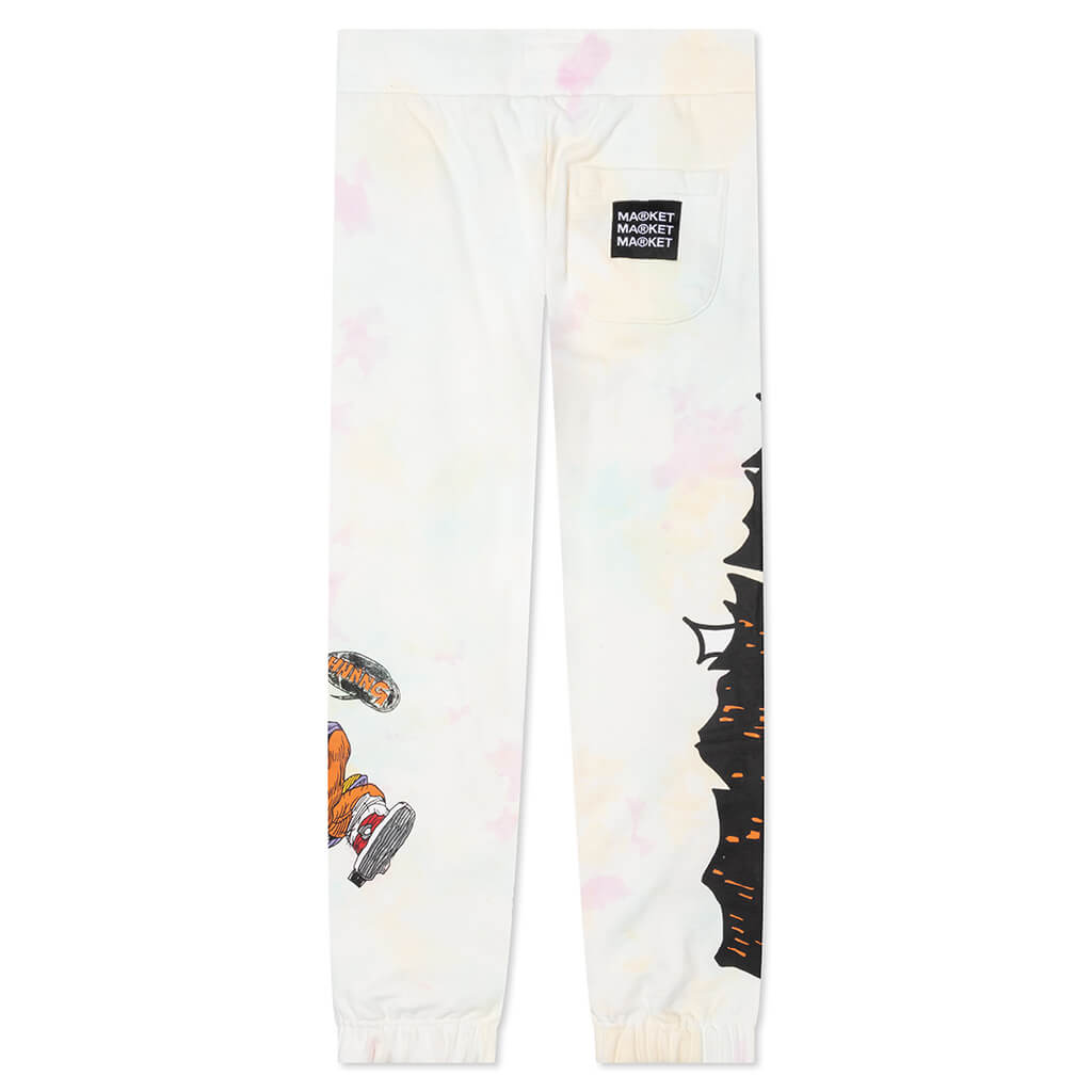 Hnnng Sweatpants - Perry Twinkle Tie-Dye, , large image number null