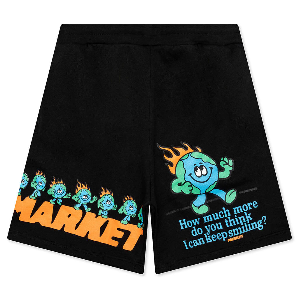 Keep Going Sweatshorts - Vintage Black