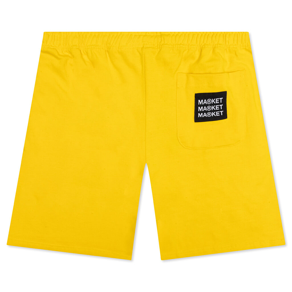 Meet Me Offline Shorts - Yellow