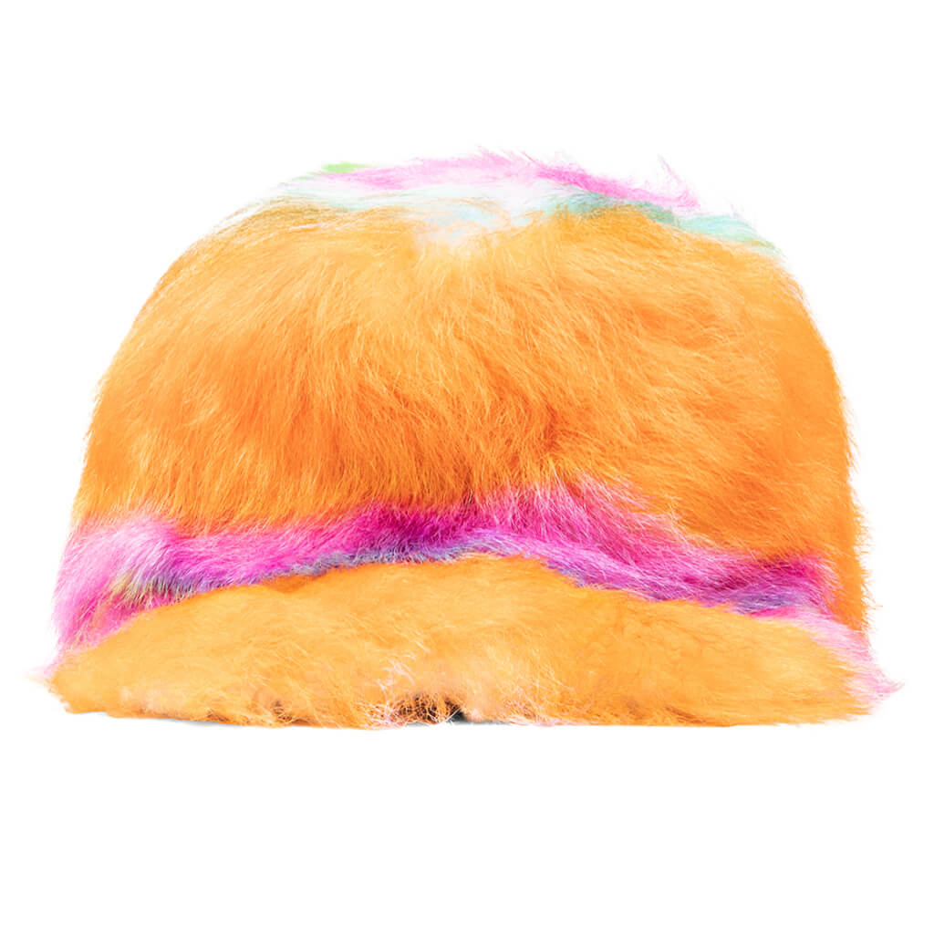 Shearling Baseball Hat - Orange