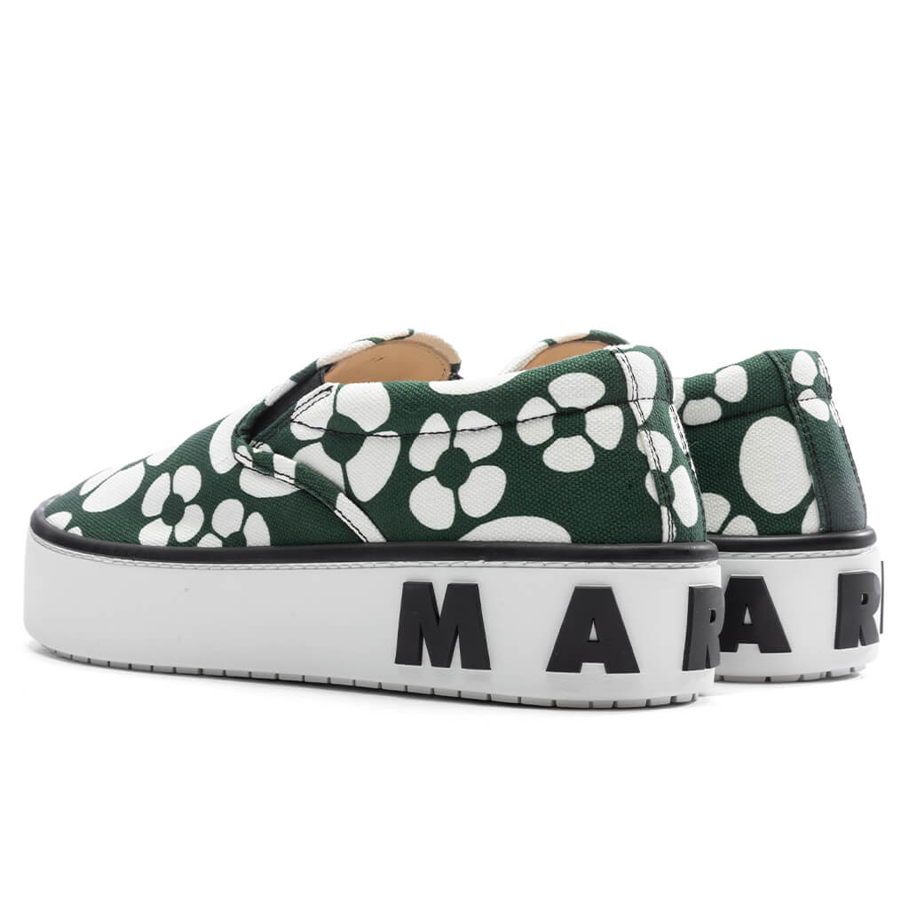 Marni x Carhartt WIP Slip-On Sneakers - Dark/Green, , large image number null