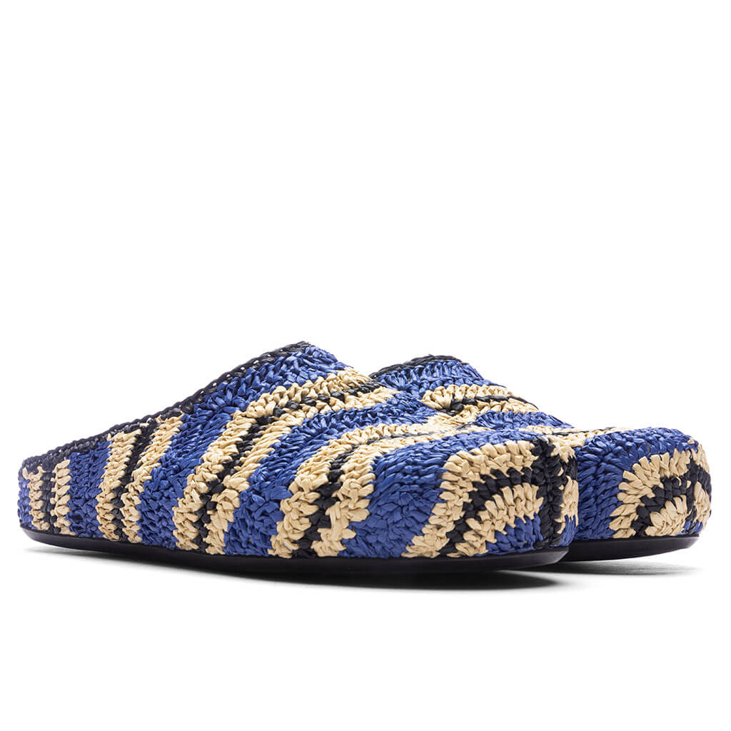 Marni x No Vacancy Inn Fussbett Sabot - Vivid Blue/Natural, , large image number null