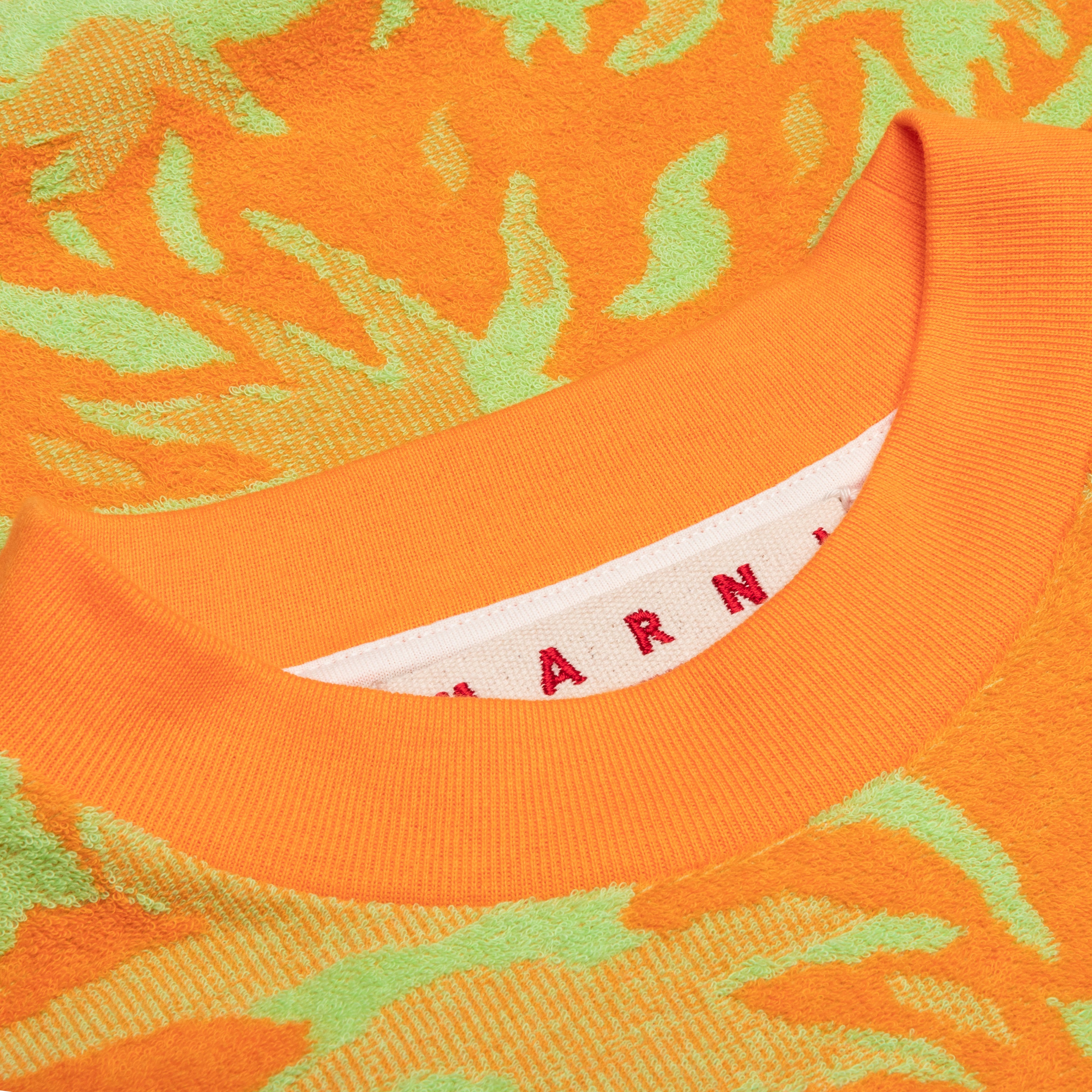 Marni x No Vacancy Inn Jacquard T-Shirt - Carrot, , large image number null