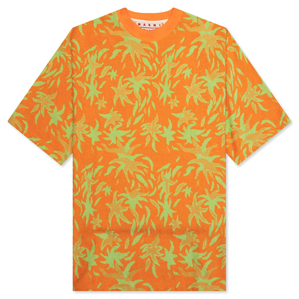 Marni x No Vacancy Inn Jacquard T-Shirt - Carrot, , large image number null