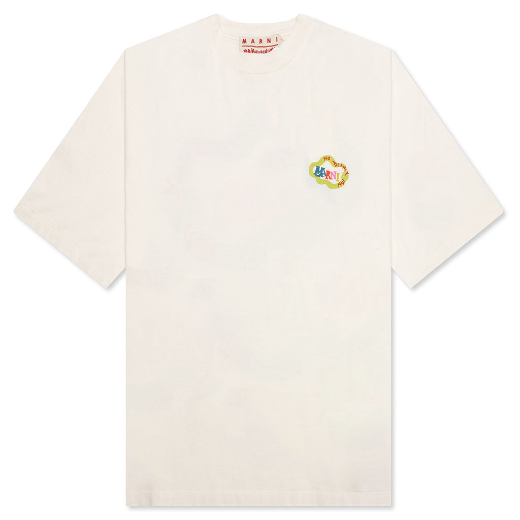 Marni x No Vacancy Inn Snake Logo T-Shirt - Limestone