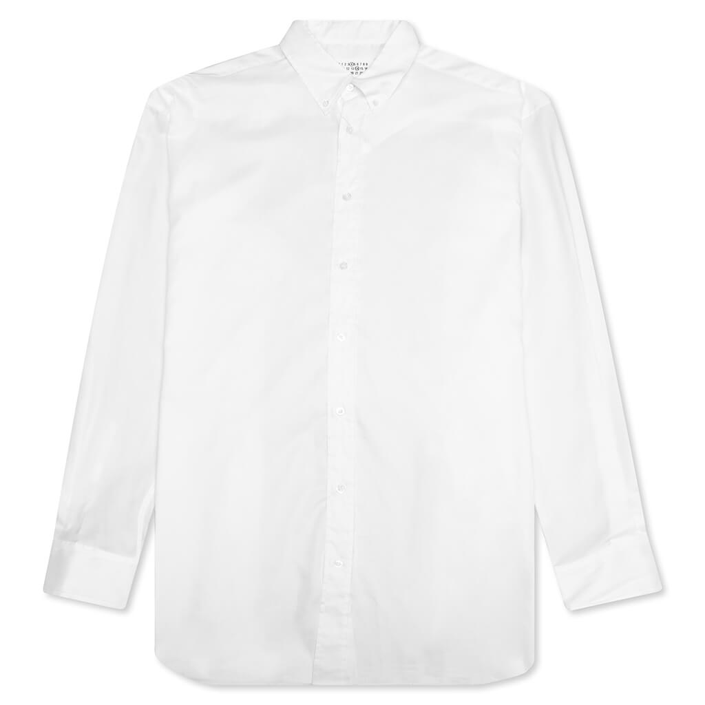 Long Cotton Shirt - White