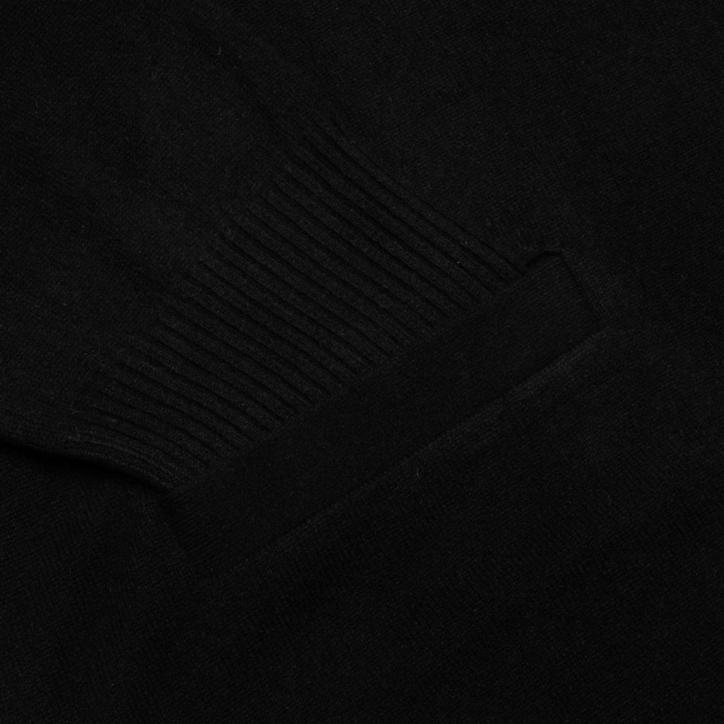 Baby Cashmere Intarsia Knit Sweater - Black, , large image number null