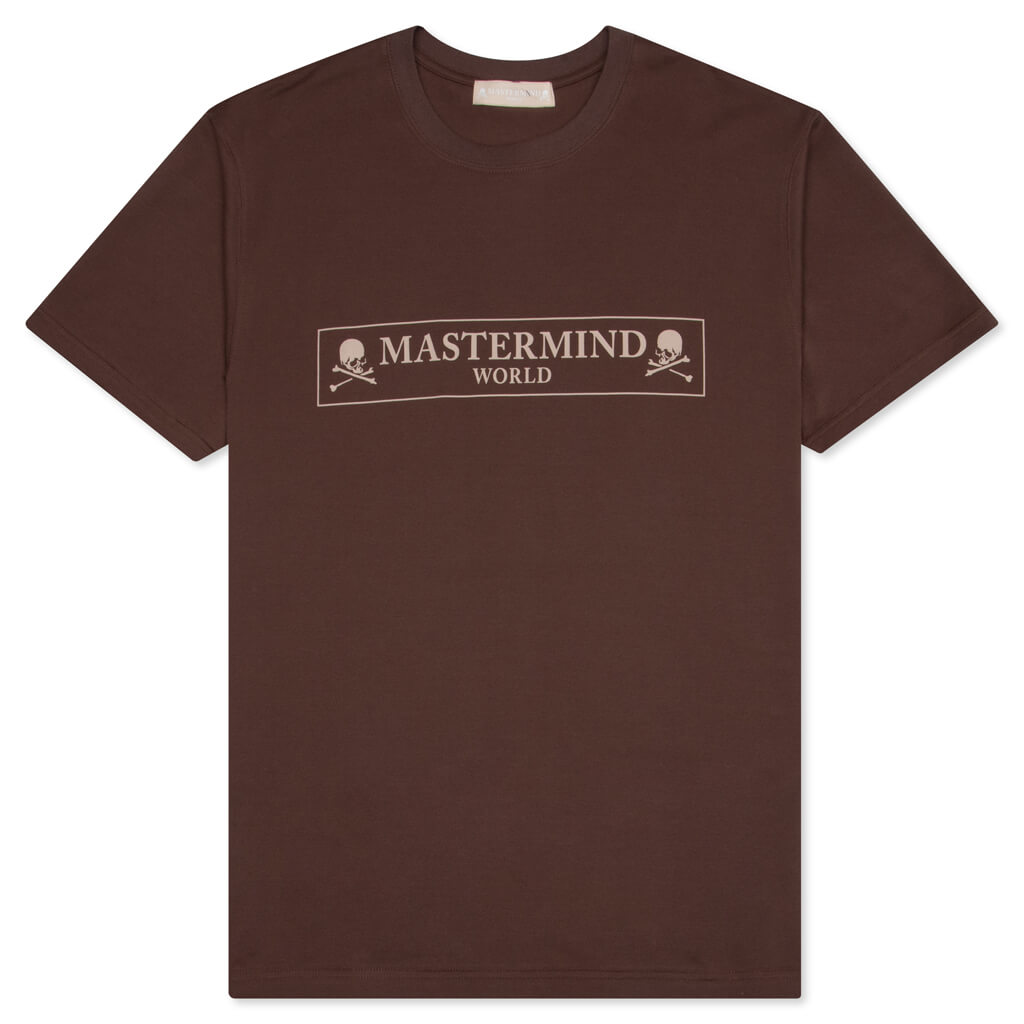 Boxed Logo S/S T-Shirt - Brown