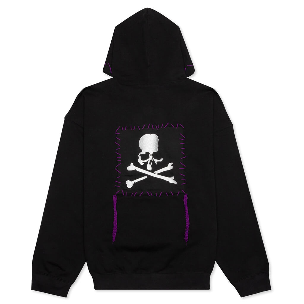 Hand Stitched Hoodie - Black