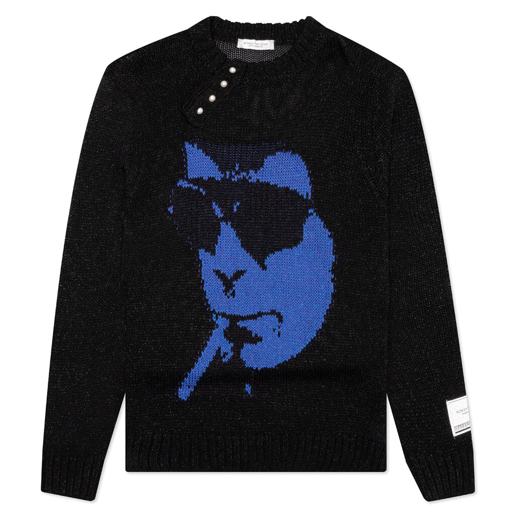 Baby Face Sweater - Black, , large image number null