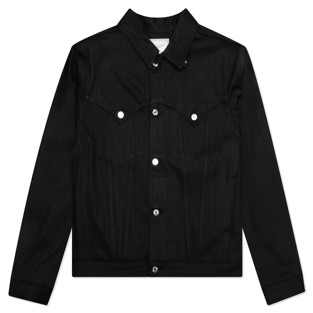 Hollywood Denim Jacket - Black, , large image number null