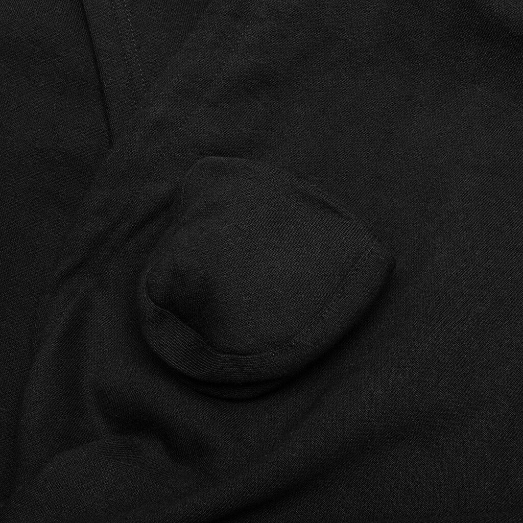 M-Logo Micro Hooded Sweatshirt - Black, , large image number null
