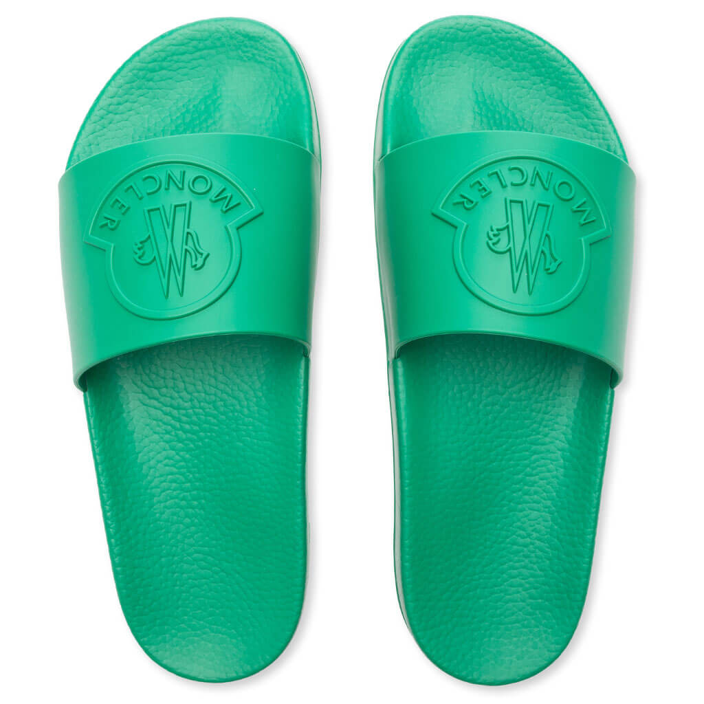Basile Slides Shoes - Bright Green, , large image number null