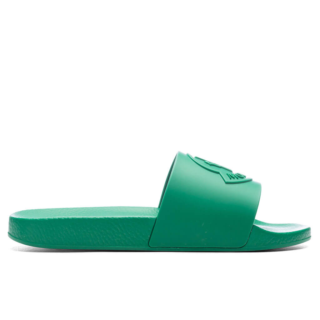 Basile Slides Shoes - Bright Green