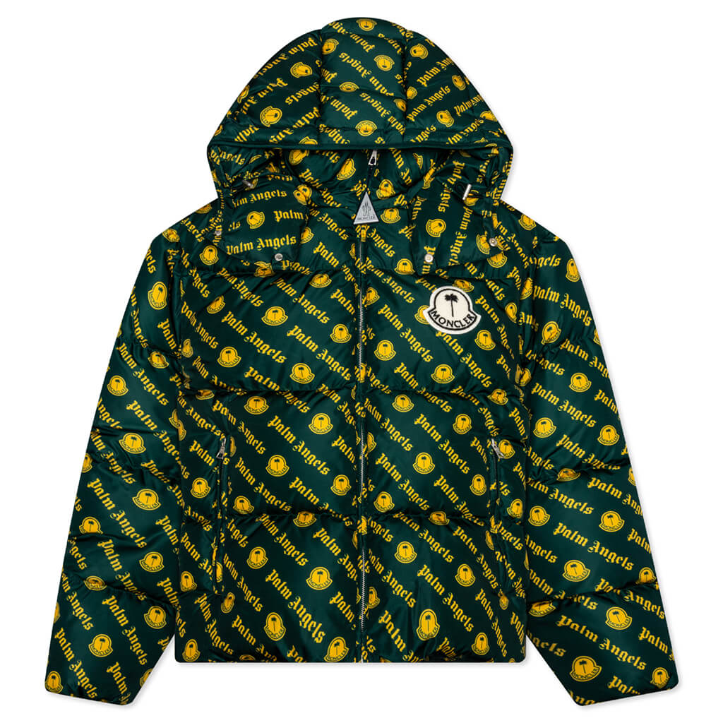 Moncler Genius x Palm Angels Thompson Short Down Jacket - Dark Green, , large image number null