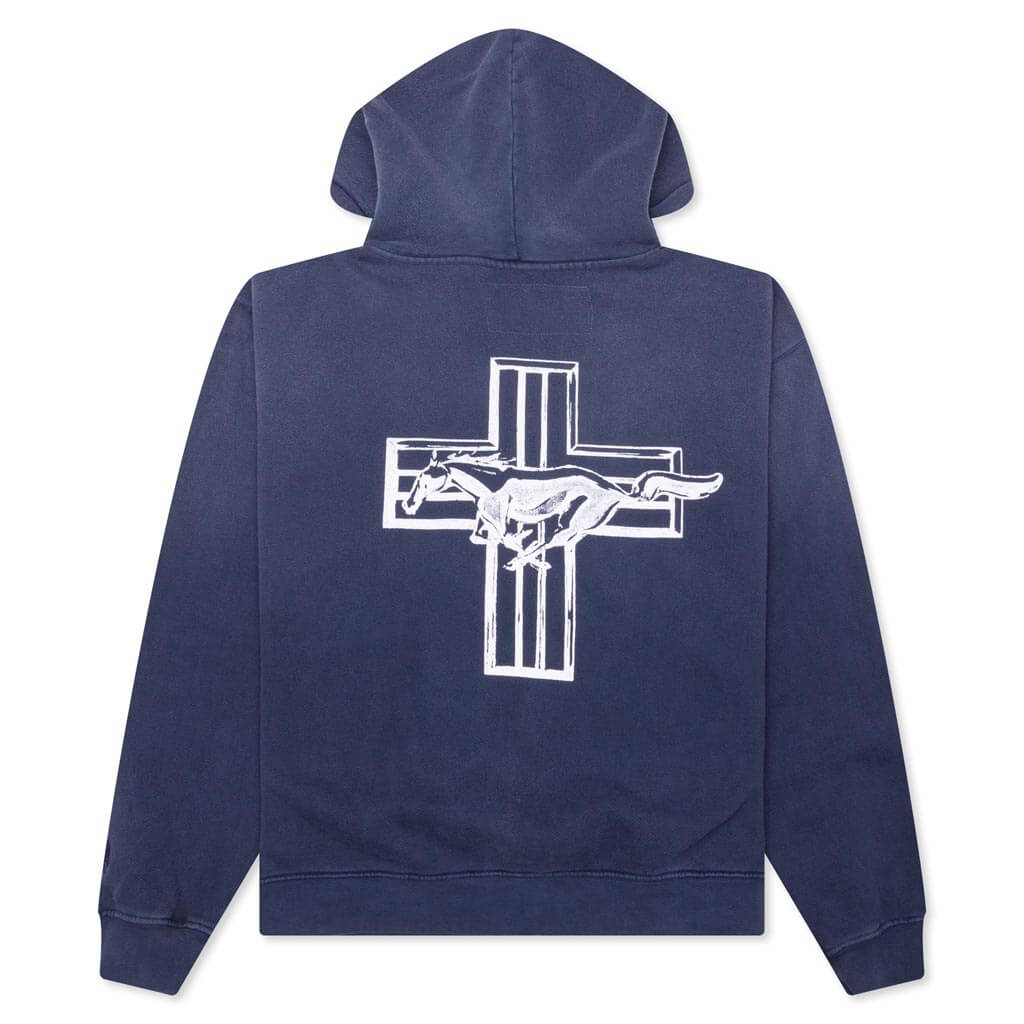 Mustang Cross Sweatshirt - Washed Navy, , large image number null