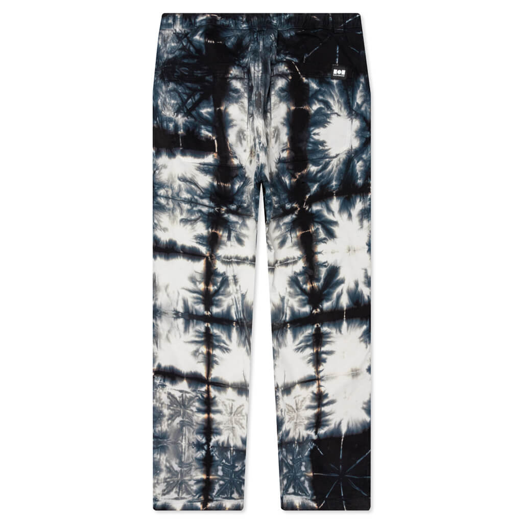 Tye Dye Baggy Trousers - Blue Tye Dye