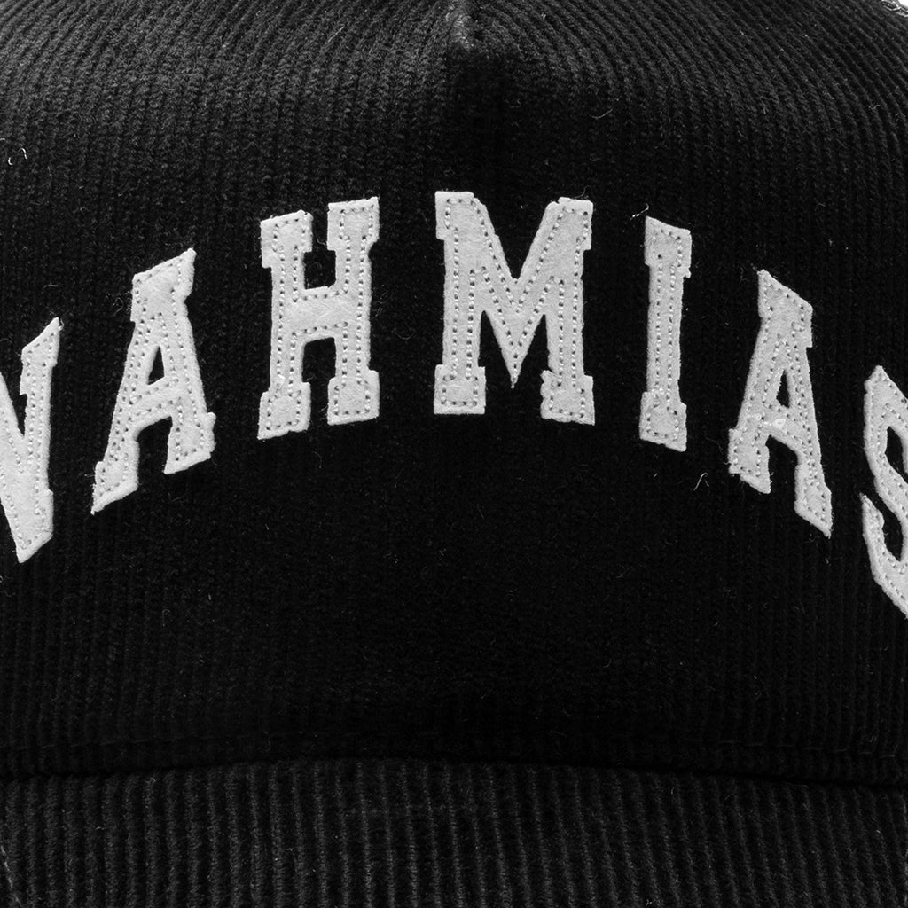 Nahmias Varsity Corduroy Trucker Hat - Black, , large image number null