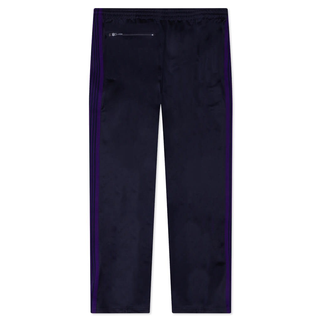 Narrow Track Pant Poly Smooth - Navy