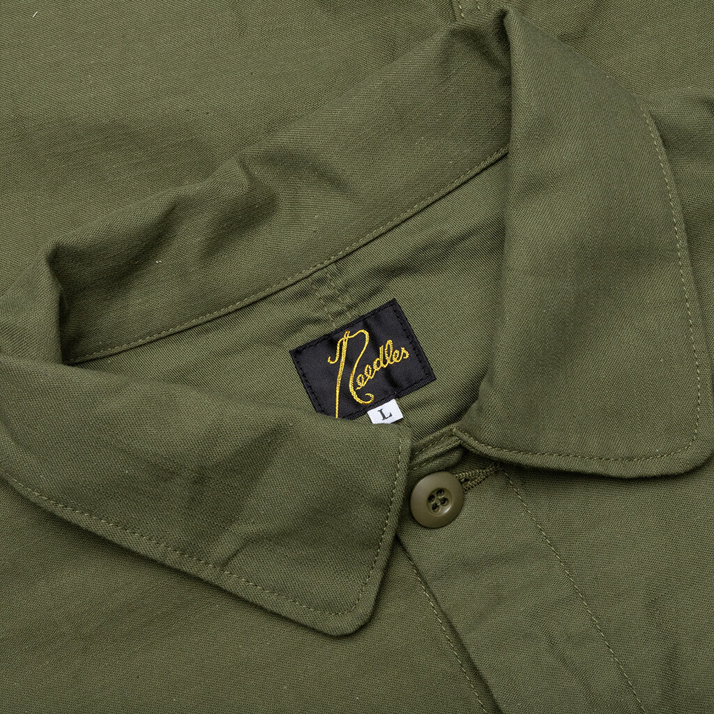 D.N. Coverall Back Sateen - Olive, , large image number null