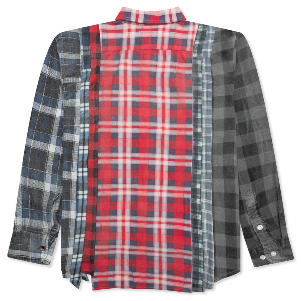 Flannel Shirt 7 Cuts Reflection Shirt - Assorted