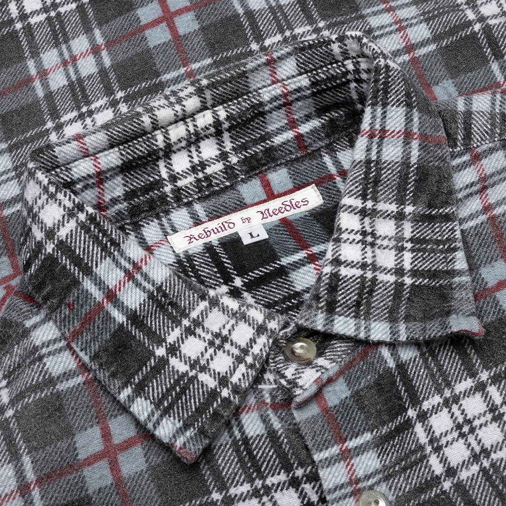 Flannel Shirt 7 Cuts Reflection Shirt - Assorted, , large image number null