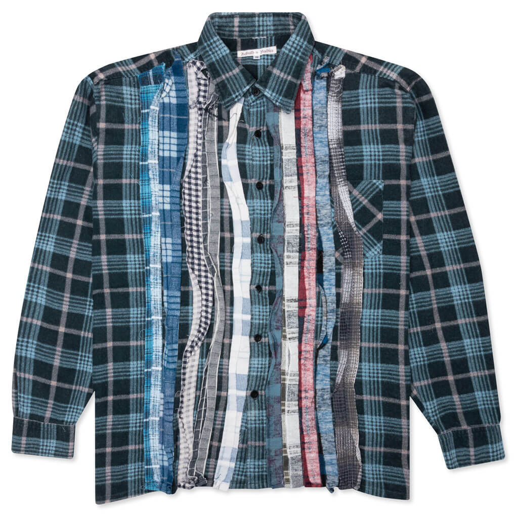 Flannel Shirt Ribbon Shirt - Assorted, , large image number null