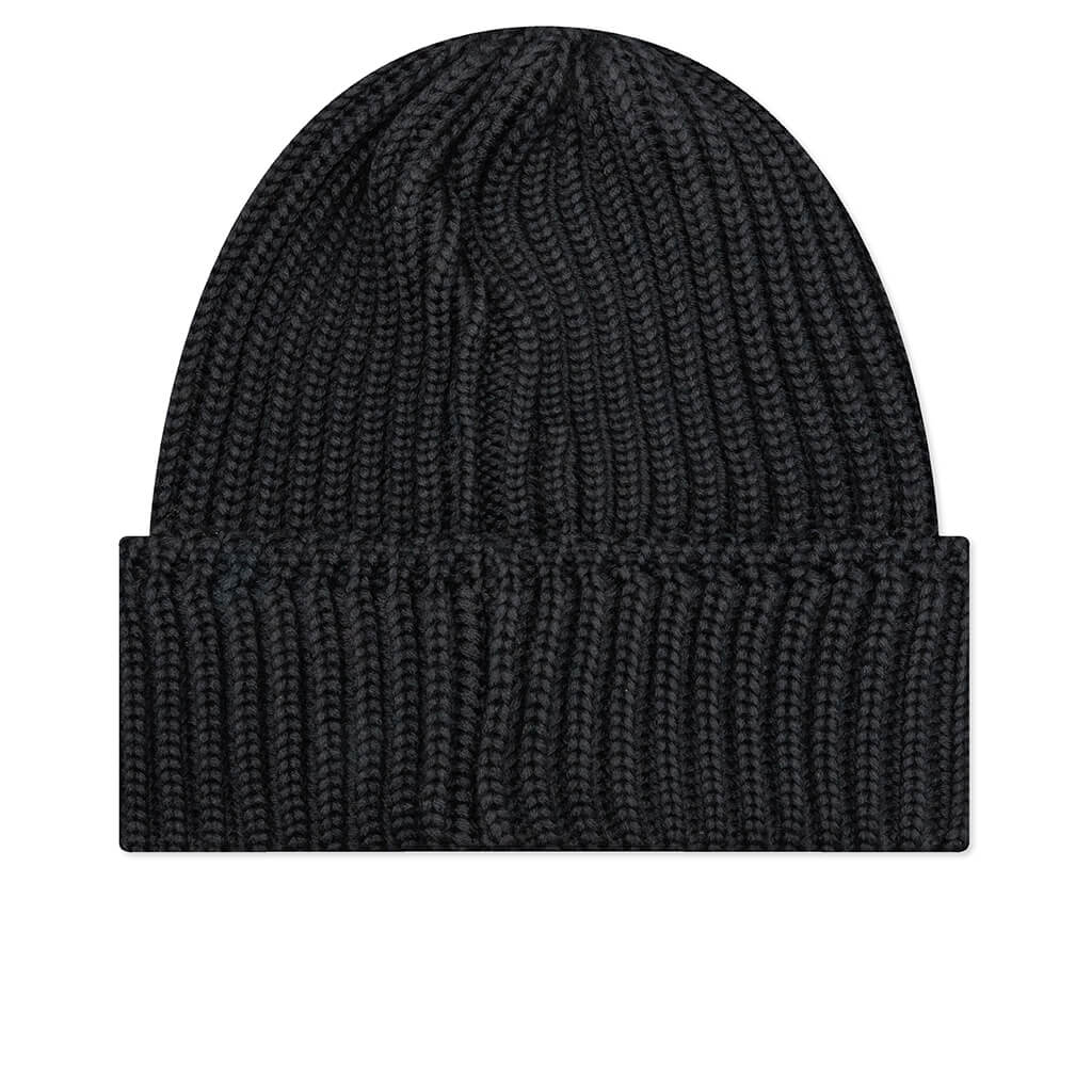 Merino Wool Watch Cap - Black