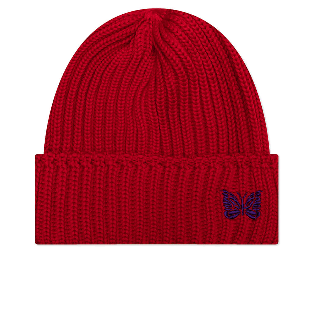 Merino Wool Watch Cap - Red, , large image number null