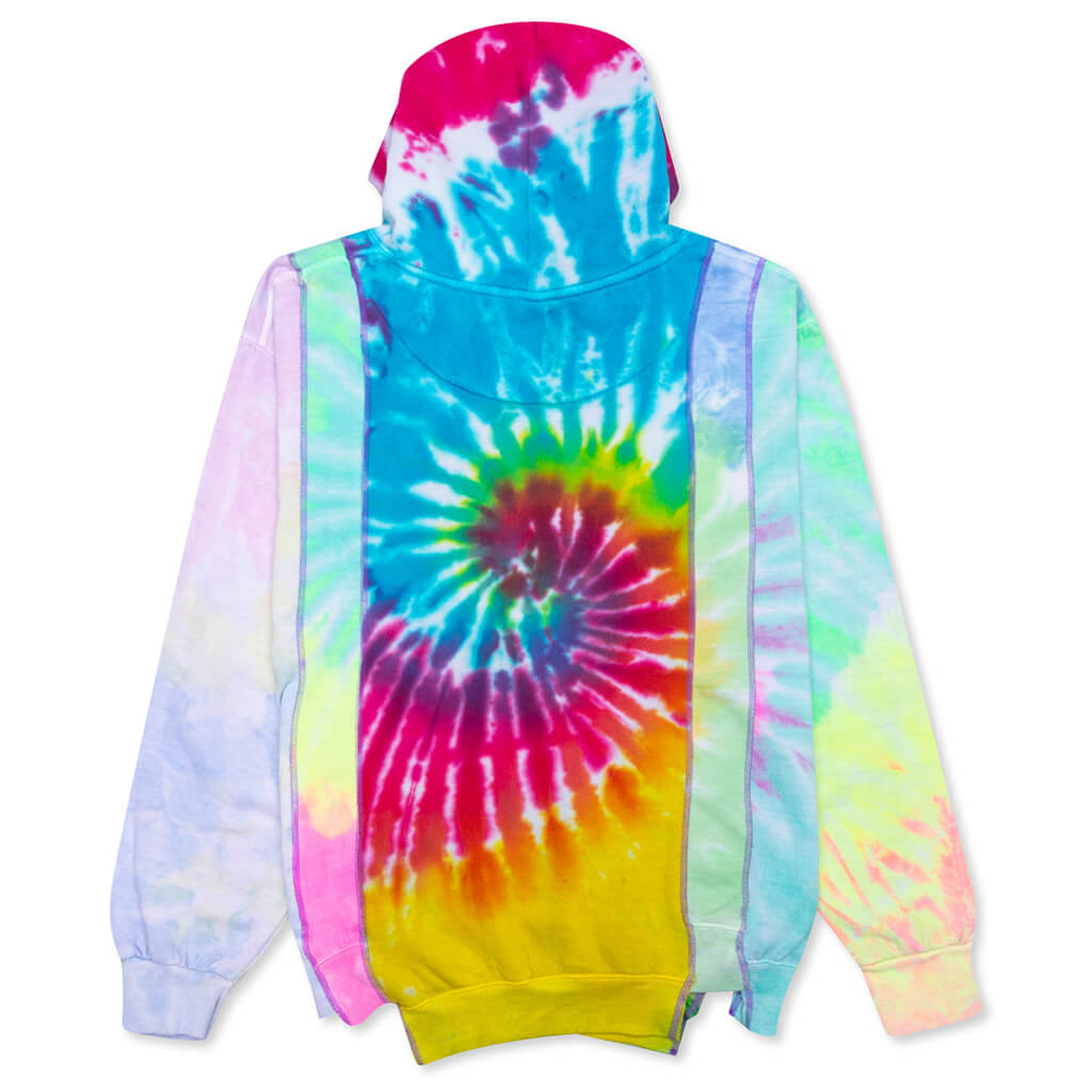 Tie Dye 5 Cuts Hoodie - Multi