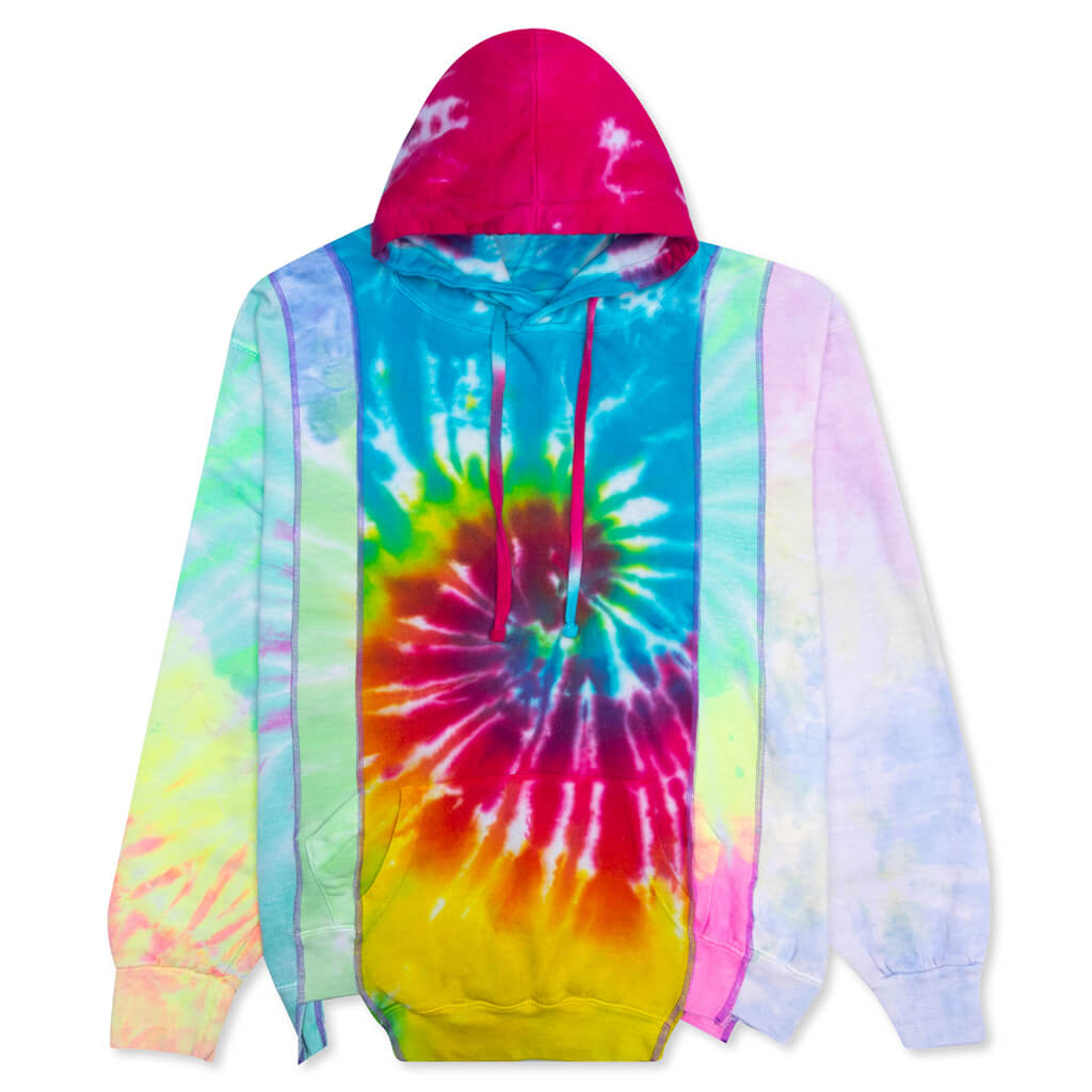 Tie Dye 5 Cuts Hoodie - Multi