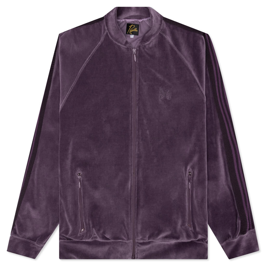 Velour R.C. Track Jacket - Purple