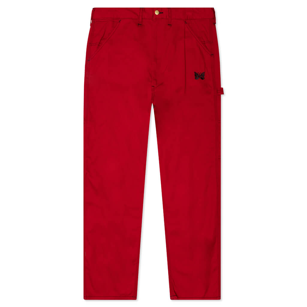 Needles x SMITH'S Cotton Twill Painter Pant - Red