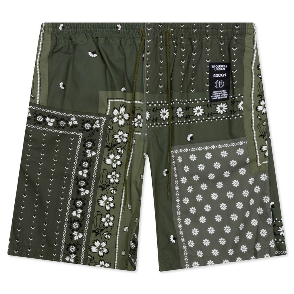 Bandana Chopped Short - Olive Drab