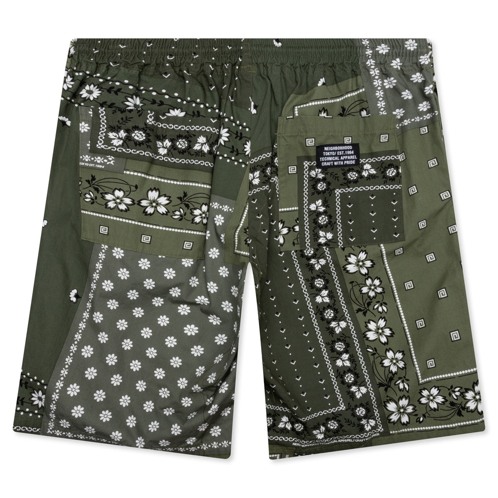 Bandana Chopped Short - Olive Drab