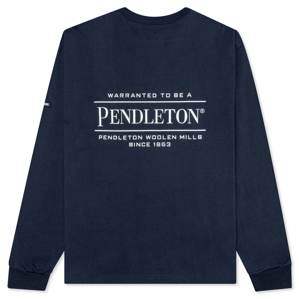 Pendleton .CN .CO L/S Tee - Navy, , large image number null