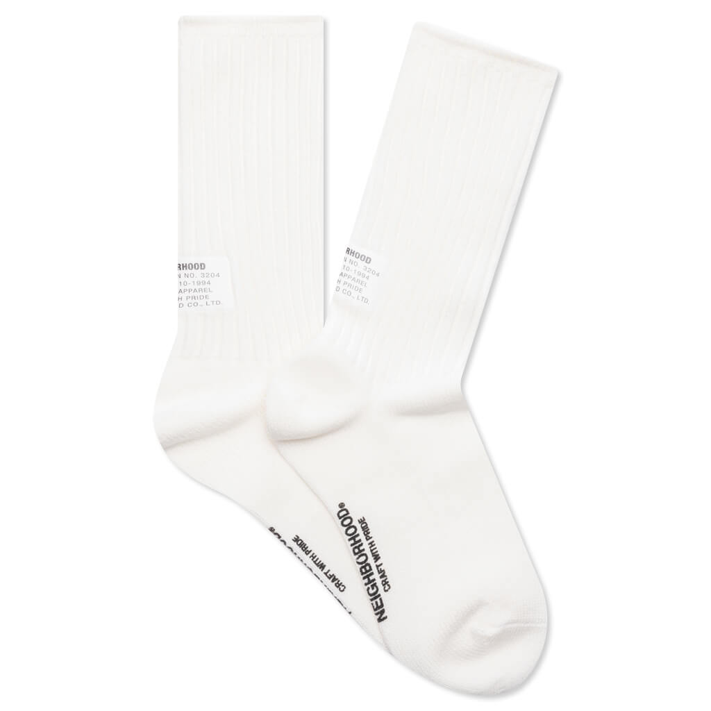 Rib Socks - Off-White, , large image number null