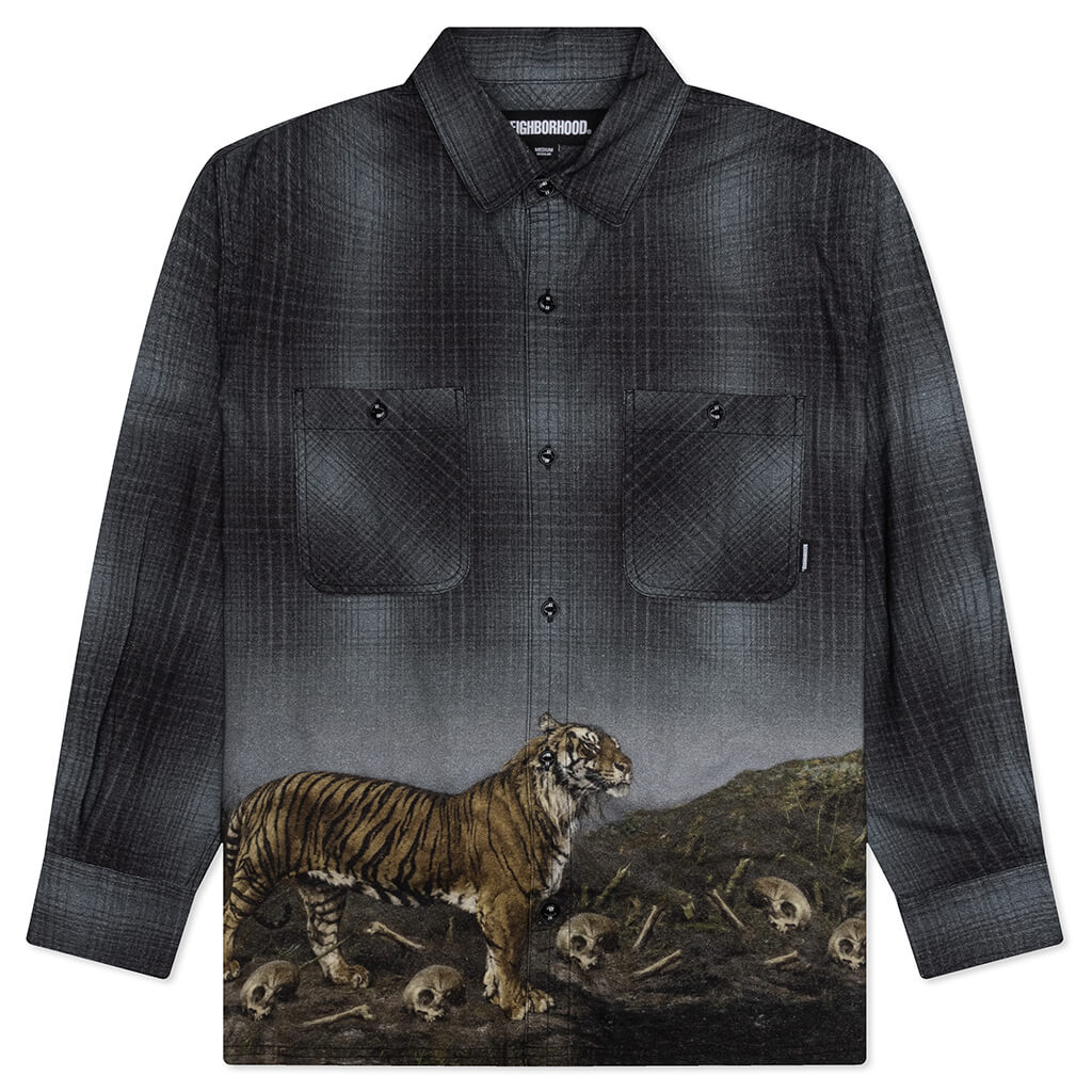 Tiger VE SH L/S CO Shirts - Grey