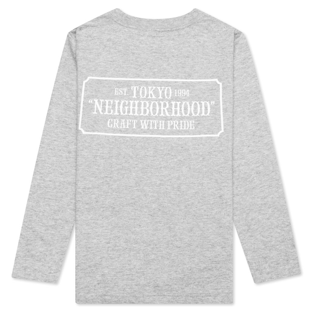 Kid's OT-1 / C-Tee L/S - Grey, , large image number null