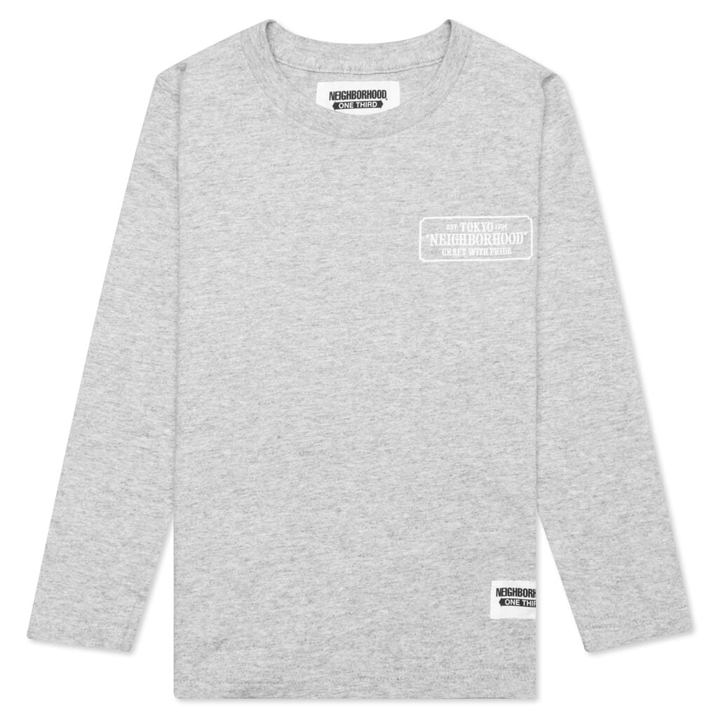 Kid's OT-1 / C-Tee L/S - Grey, , large image number null