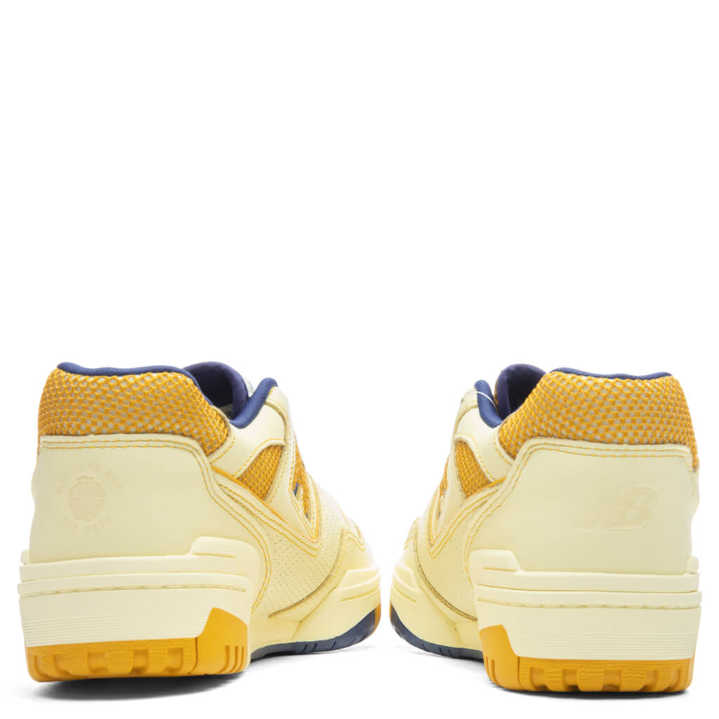 New Balance x Aime Leon Dore P550 Basketball Oxfords - White/Yellow, , large image number null