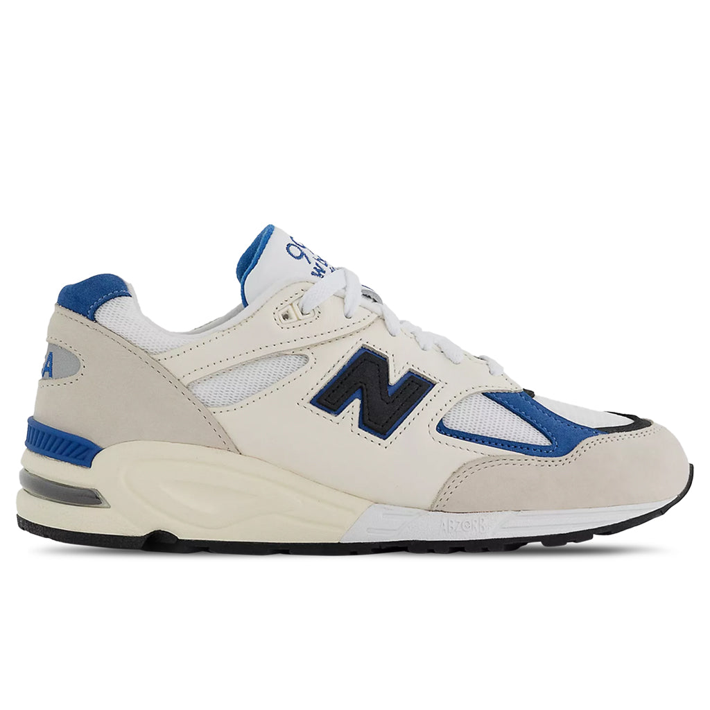 New Balance 990v2 Made in USA - White/Blue, , large image number null