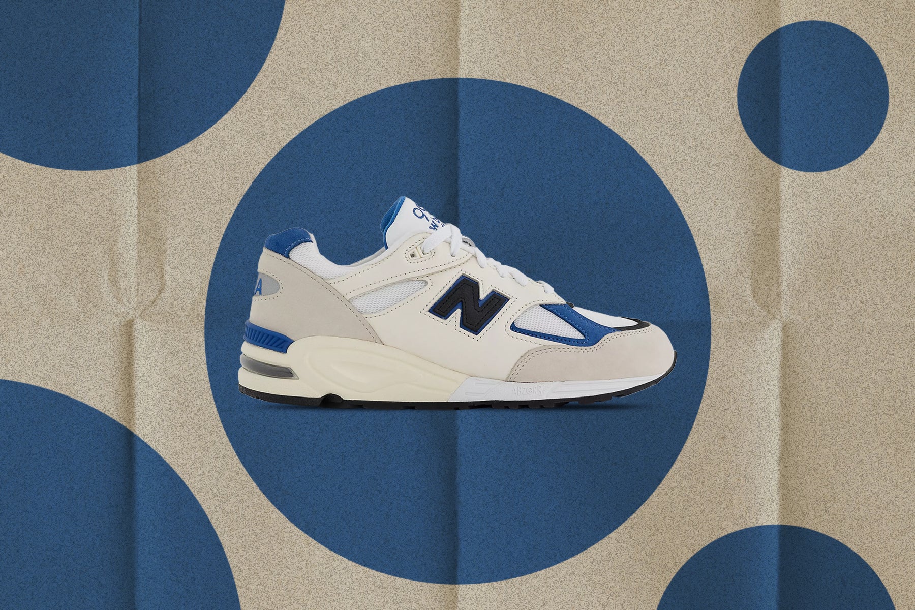 New Balance 990v2 Made in USA - White/Blue, , large image number null