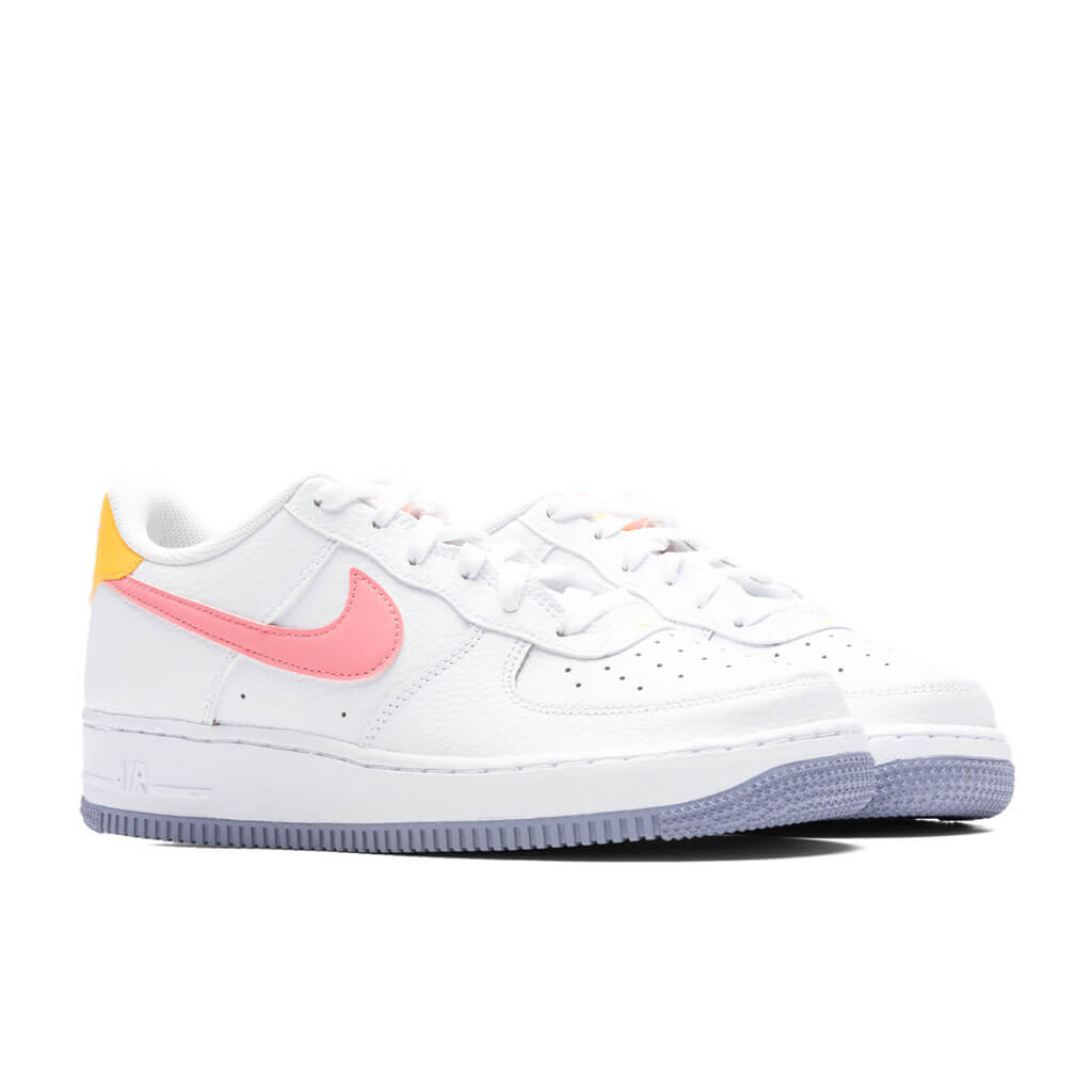 Air Force 1 (GS) - White/Coral Chalk/Laser Orange, , large image number null