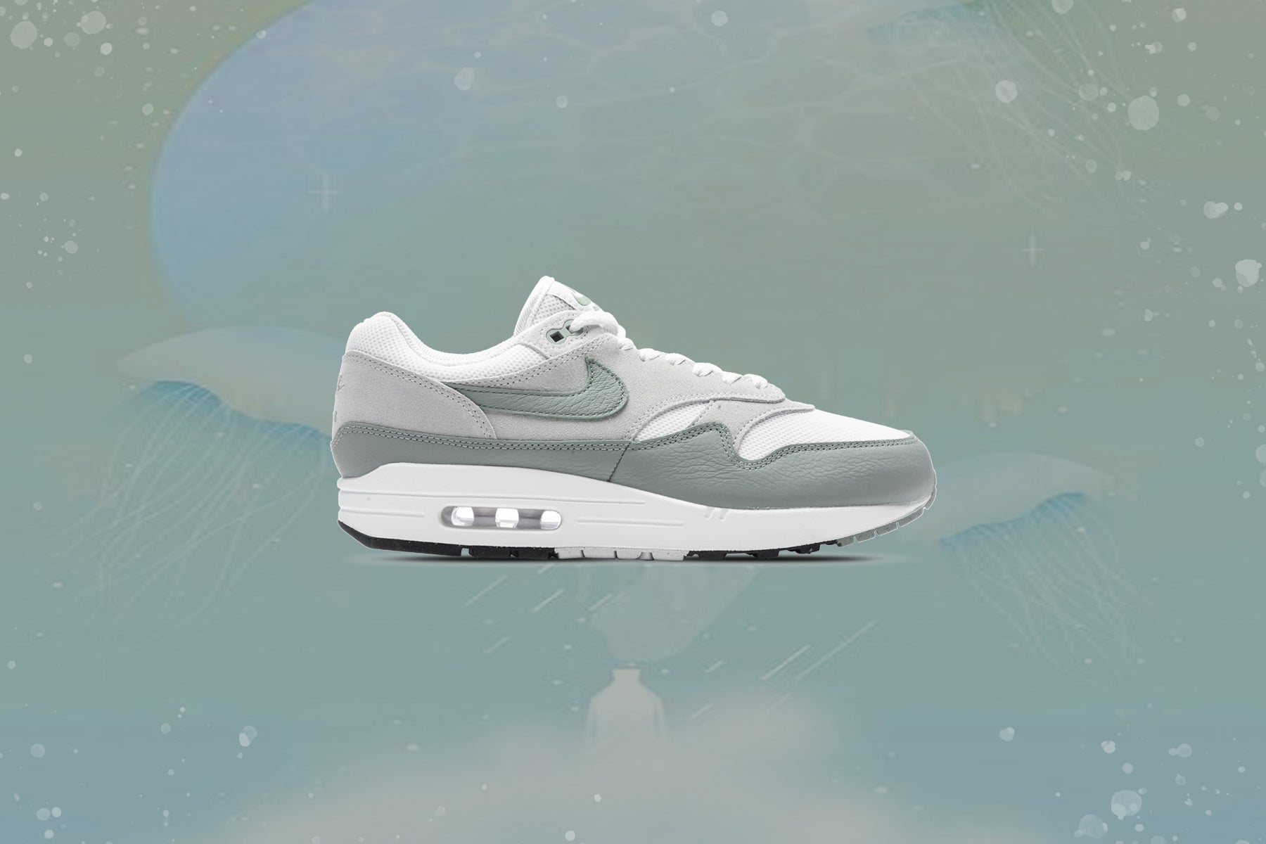 Air Max 1 - White/Mica Green/Photon Dust, , large image number null