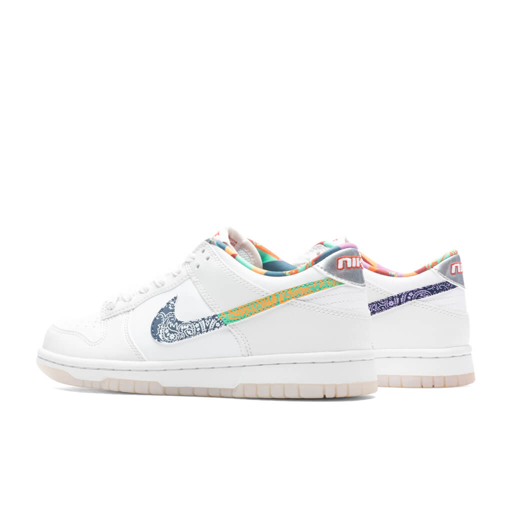 Dunk Low Multi-Color Paisley (GS) - White/Diffused Blue/White, , large image number null